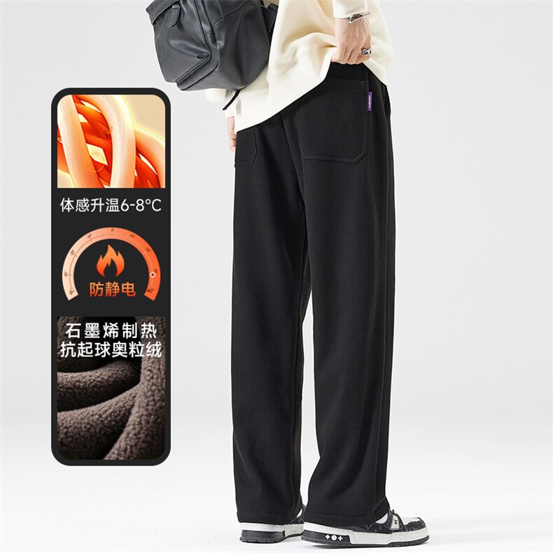 A178-1DY589AP90奥粒绒秋冬季美式休闲针织卫裤,男装休闲裤,电商A178-1