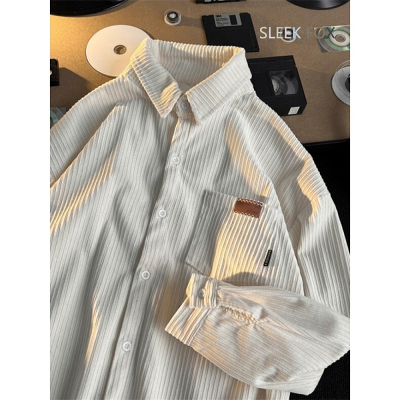 1506-1/GTC020/P39美式复古潮流高级小众长袖衬衫1，男装衬衫，星座1506A