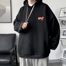 连帽卫衣男大码胖子帽衫大号运动服WY2438-P35，男装卫衣，电商A040