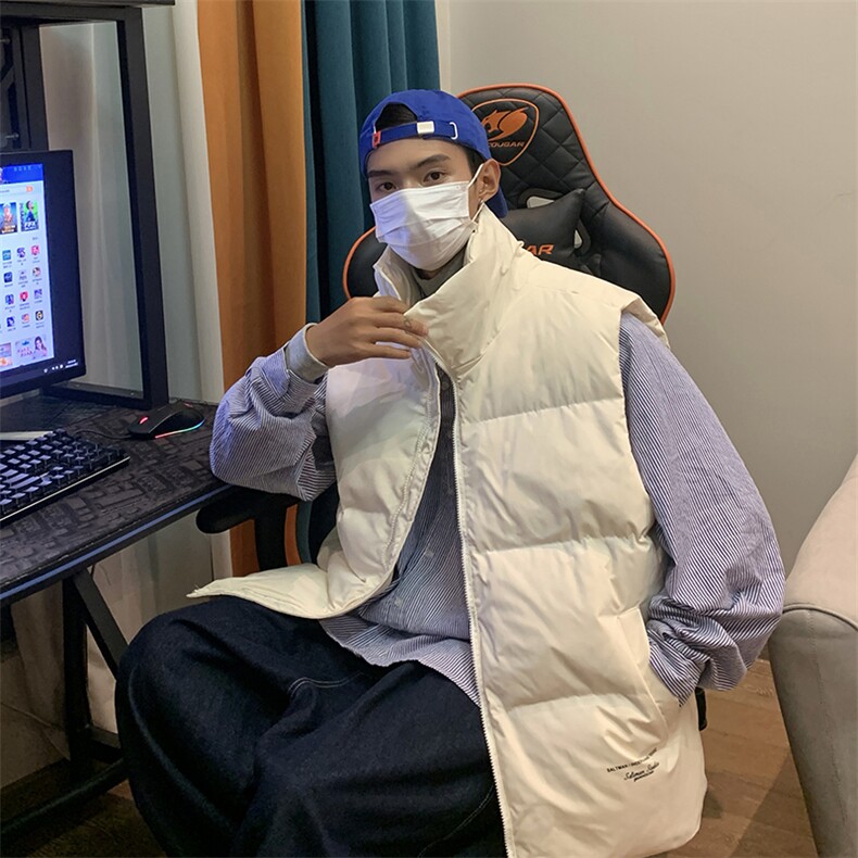 秋冬季新款立领马甲外套男士潮牌外穿背心马夹面包服W5738-P46,男装背心/马甲,星座512-3