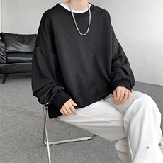 卫衣男秋季新款抗风宽松套头圆领衫长袖上衣WY6633-P35，男装卫衣，星座214-3