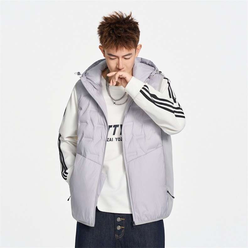 美式内搭外穿开衫连帽轻薄保暖羽绒马甲XZ309Y95653P98,男装棉衣,星座309（原A406）