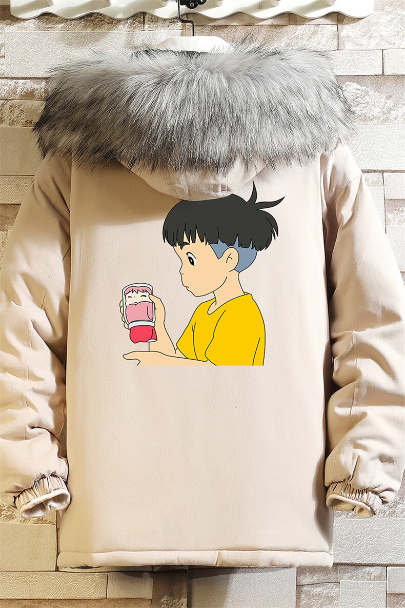 MM48200-P130冬季大毛领衣男士大码加厚袄男服砖墙,男装棉衣,电商A040A