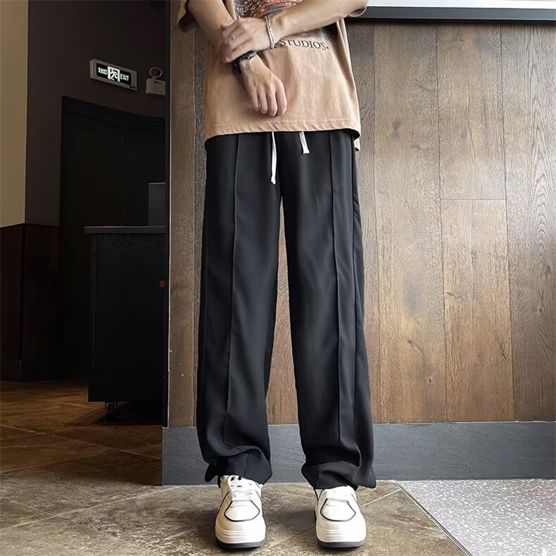 男新款青少年时尚排扣休闲西裤B801P36,男装休闲裤,星座1116-2