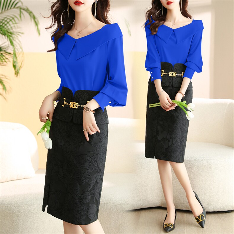 时尚套装女2024夏季新款韩版高级感气质一字肩短袖上衣短裤两件套，女装套装/套裙，火爆靓佳人