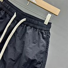 夏季男士短裤潮牌宽松薄款冰丝速干沙滩裤时尚字母印花痞帅运动裤，男装休闲裤，电商B212（原钱塘6029）