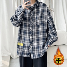 C9732藏青格（加绒）