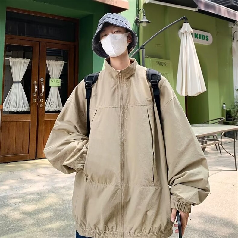 男秋季外套潮牌街头夹克J658P55图片
