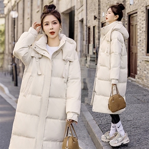 冬季羽绒棉服女2023年新款韩版长款棉袄加厚外套潮图片