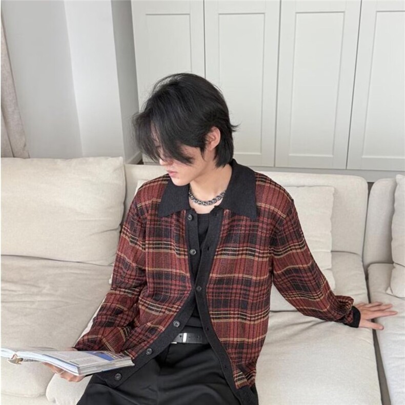 秋季新款格子衬衫百搭休闲宽松显瘦长袖衬衣外套减龄女装洋气上衣图片