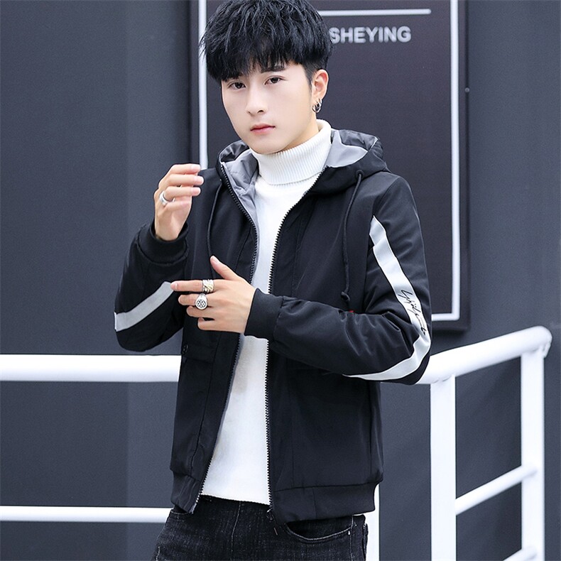 男外套秋季新款韩版潮流棒球衣服机能百搭工装夹克H8021图片