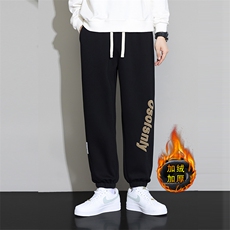 宽松加大码2025新款束脚运动裤子男款百搭长裤A068-YGLK130-TP60，女装休闲裤，电商A068