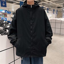 ！港风风衣男短款长袖夹克男休闲外套男上衣男DJK200-P40，男装夹克，电商B371
