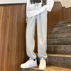 k1067-p35-限价49.9现货港风中性大码卫裤束脚，男装休闲裤，星座116