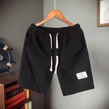 K62/P15男士棉麻日系5分五分裤男潮亚麻大码短裤夏天运动沙滩中，男装休闲裤，电商D310（原电商305）