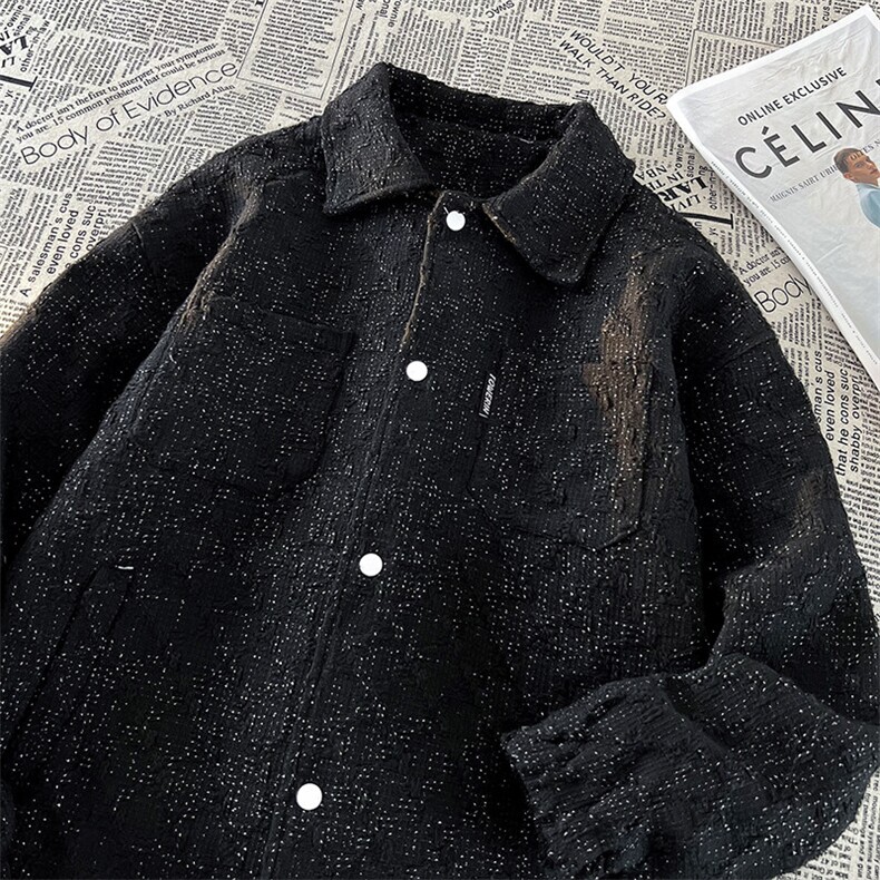 冬美式百搭加棉加厚棉服男情侣小香风格子保暖外套J595J加棉-P95,男装棉衣,电商A001