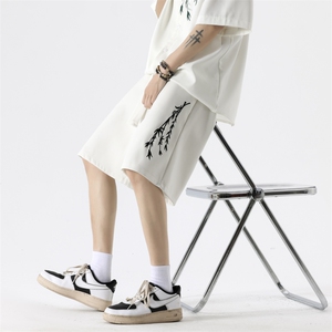 量大优 供视频 冰丝风刺绣短裤 DK18 m-5XL 特P25图片