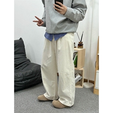 宽松阔腿休闲裤1302-GK03-P58成分100棉控89，男装休闲裤，星座1302