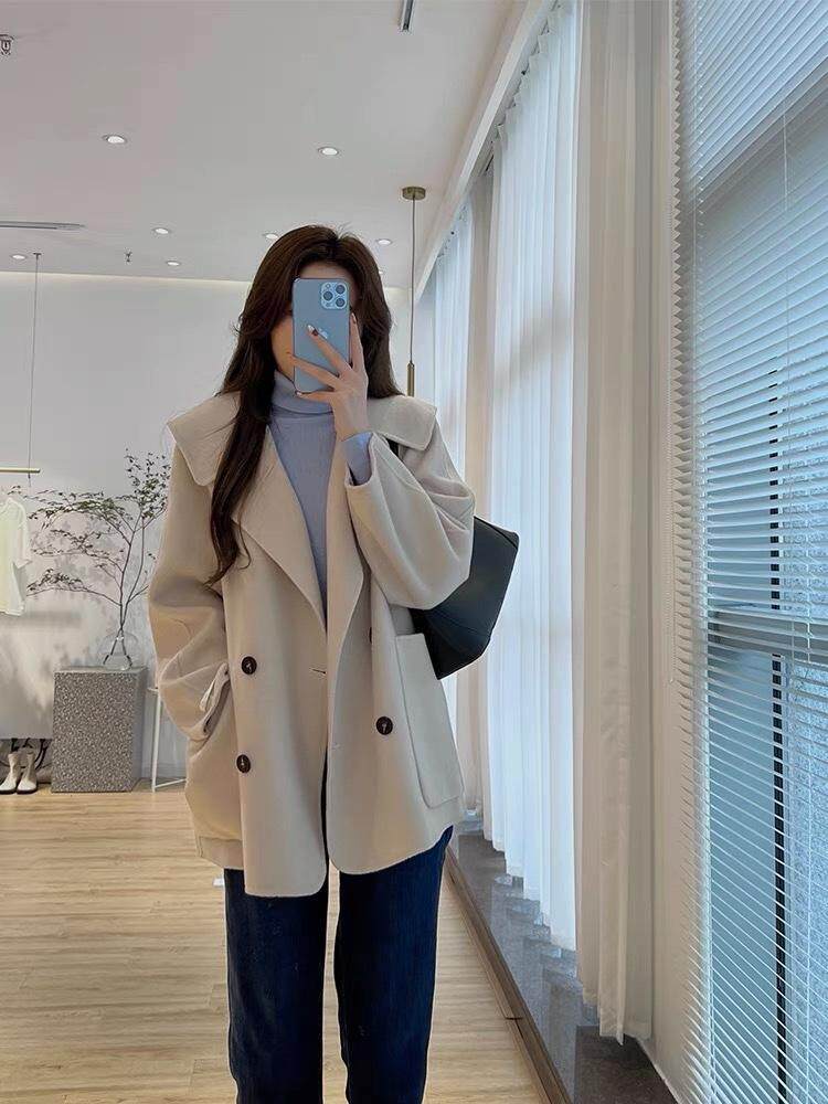 冬款双面羊绒，其它，董与朱