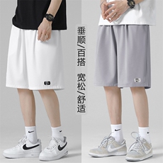 免烫抗皱潮流百搭休闲舒适清爽速干五分冰丝短裤DK505-特批17，男装休闲裤，星座718-1