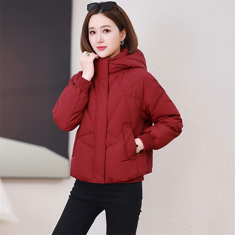 时尚淑女短款羽绒服修身显瘦保暖外套，女装羽绒服，婷轩阁