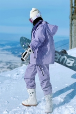 2025春季防水滑雪服套装男女同款大码俩件套中性风外套TZ029-P245，男装休闲套装，电商A001-1