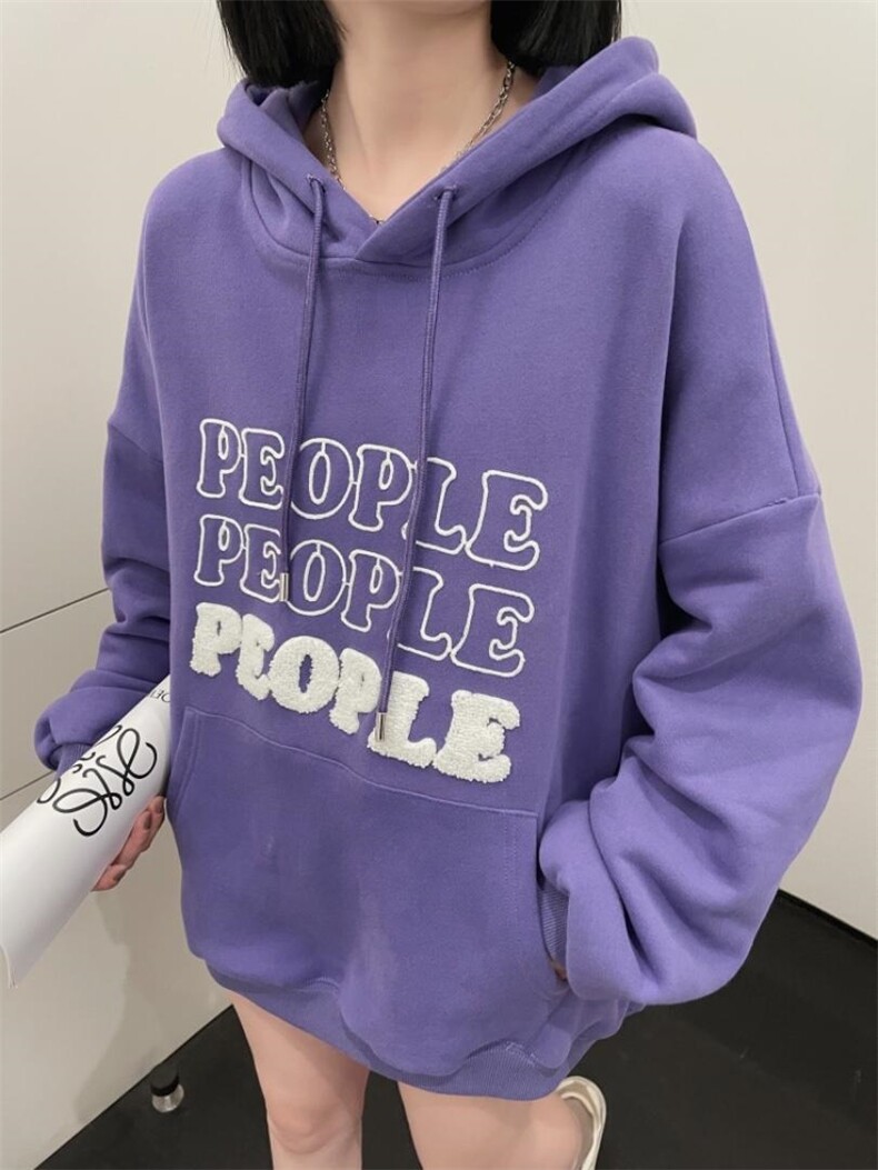 加绒卫衣，女装卫衣/绒衫，SUGAN