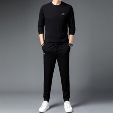 CAG102钱塘2020-2春秋季新款时尚休闲帅气中青年男士套装P97，男装休闲套装，钱塘207-2