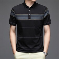 男士短袖polo衫宽松休闲百搭体恤半袖t恤衫夏装翻领上衣，男装T恤，电商B212（原钱塘6029）