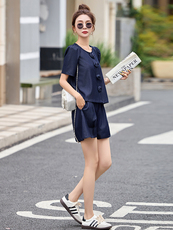 小香风套装裙女2025新款夏季穿搭一整套高级感两件套气质，女装套装/套裙，仟媚宠