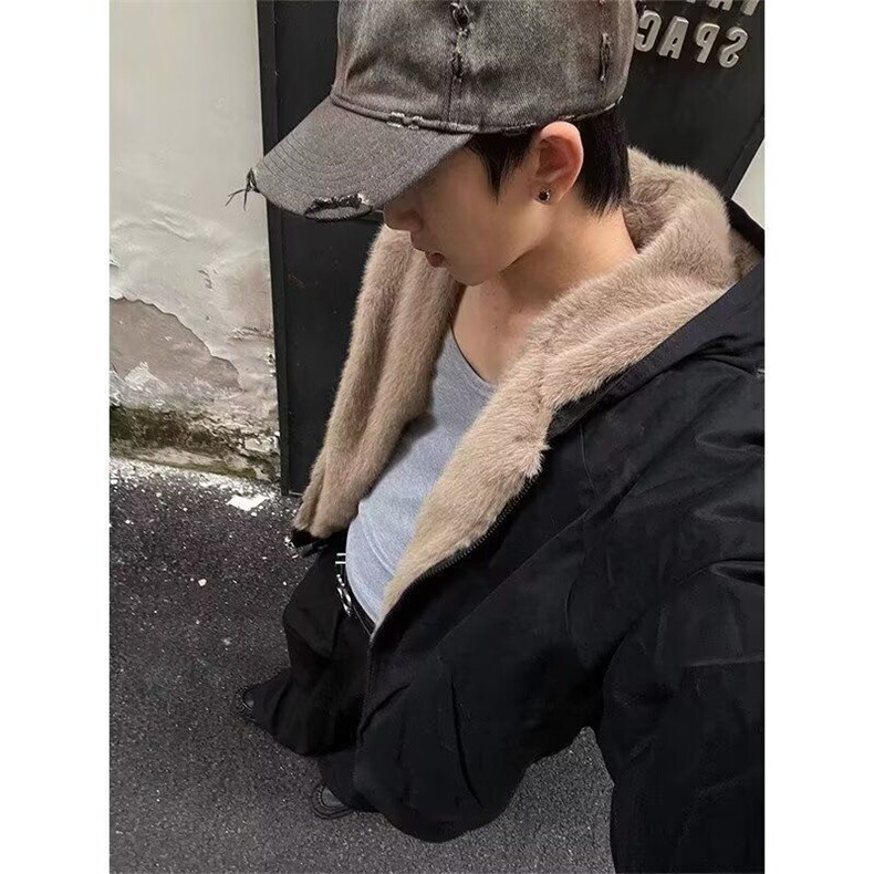 JY672-P105座山雕棉服棉衣男生保暖运动休闲潮牌帅气外套网图,男装棉衣,星座1501-3