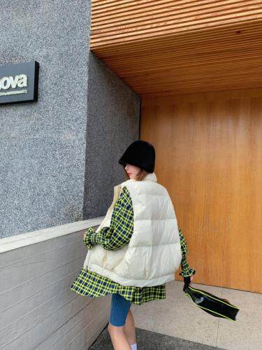 羽绒马甲SML，女装马夹，尚映