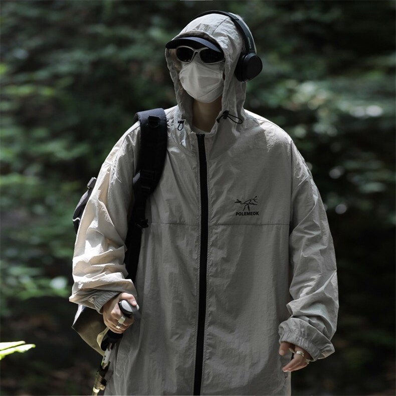 冰丝轻薄款防晒衣男女夏新款青少年透气大码防晒服外套FY125P38，男装防晒衣，星座1013-5