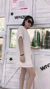 夏季新款连衣裙,女装连衣裙,蓝帕