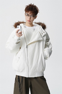 有90绒报告 可拆卸毛领羽绒服派克服标90绒78197P268控428图片