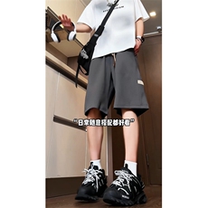 特批现货港风短裤大码五分裤抽绳高街复古短裤DK626-P25，男装牛仔裤，电商A021