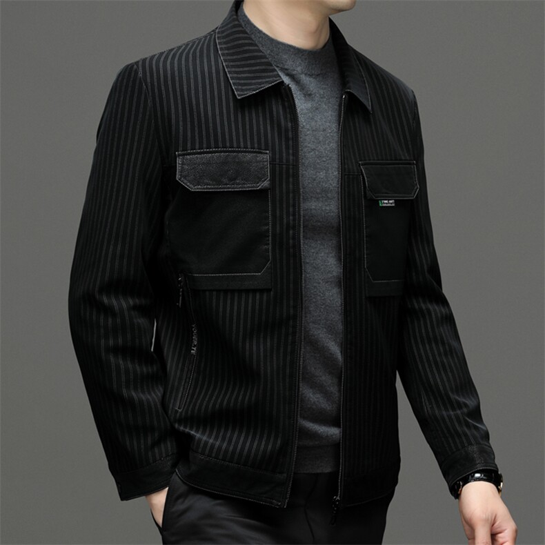 CM2237钱塘2020-2冬季厚款新款商务休闲时尚中年男士外套P190,男装夹克,钱塘207-2