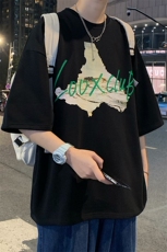 2025夏季港风oversize休闲宽松T恤B266-DX09-P30，男装T恤，星座B257-1