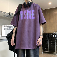 网图抖音别上会！抖音同品质220克麂皮绒短袖T恤TT03，男装T恤，星座1611B