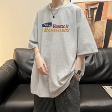 华夫格t恤男短袖男大码五分袖大皂风HT73384-P22，男装T恤，电商A040