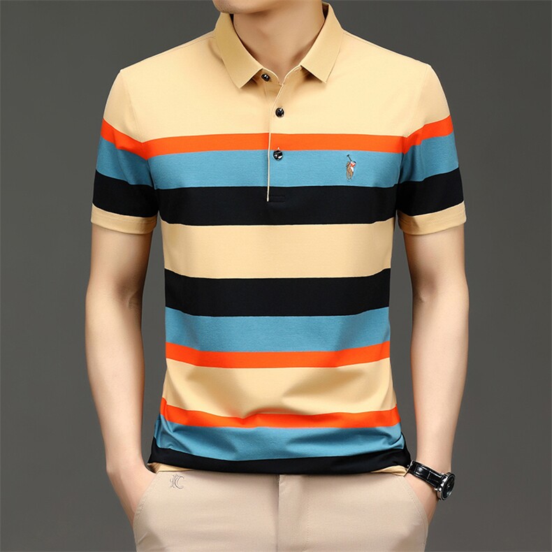短袖polo衫男士时尚上衣翻领百搭夏季商务宽松潮流T恤SQ8809-P53,男装Polo衫,星座1105-3