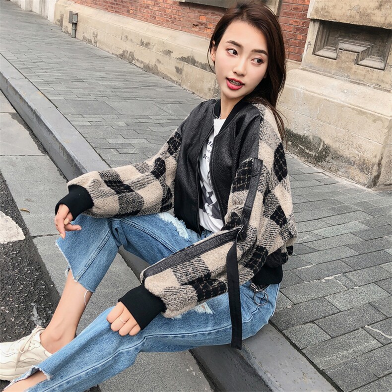现货271-930-P155皮毛拼接短外套控218,女装短外套,浙宝271