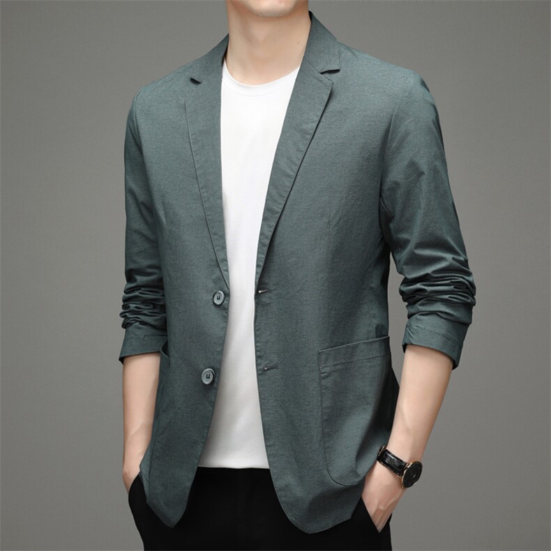BH2002钱塘2020-2中青年男士时尚休闲帅气清新春秋新款西服P137,男装西服,钱塘207-2