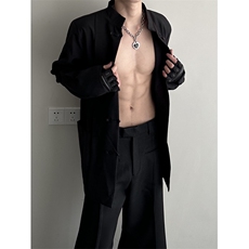 高质量立领新中式中山装垫肩西服外套XF002-P65，男装西服，星座313A(原308A-2)
