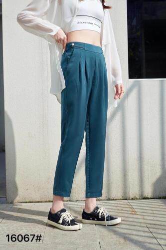 16067#?八分裤 多色八分裤?裤腰别致小点缀?做精致女人，女装，都市米兰
