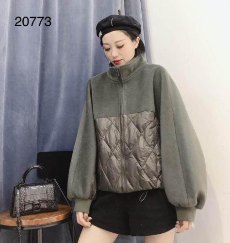 冬季新款羊绒拼羽绒，女装，琼卿格