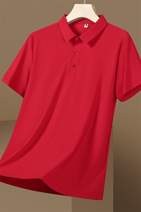 速干POLO衫男士夏季新款短袖上衣冰丝宽松休闲T恤PL12359-P28图片