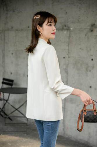 气质西装小外套，女装西装，水锦红