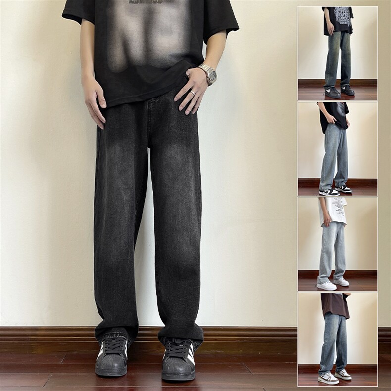 休闲垂顺潮流百搭牛仔裤垂顺休闲K870常规特批40，男装休闲裤，星座718-1