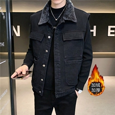 MJ214J-P65-限价98M-5XL现货男士得物马夹背心外套牛仔cityboy，男装背心/马甲，星座103A